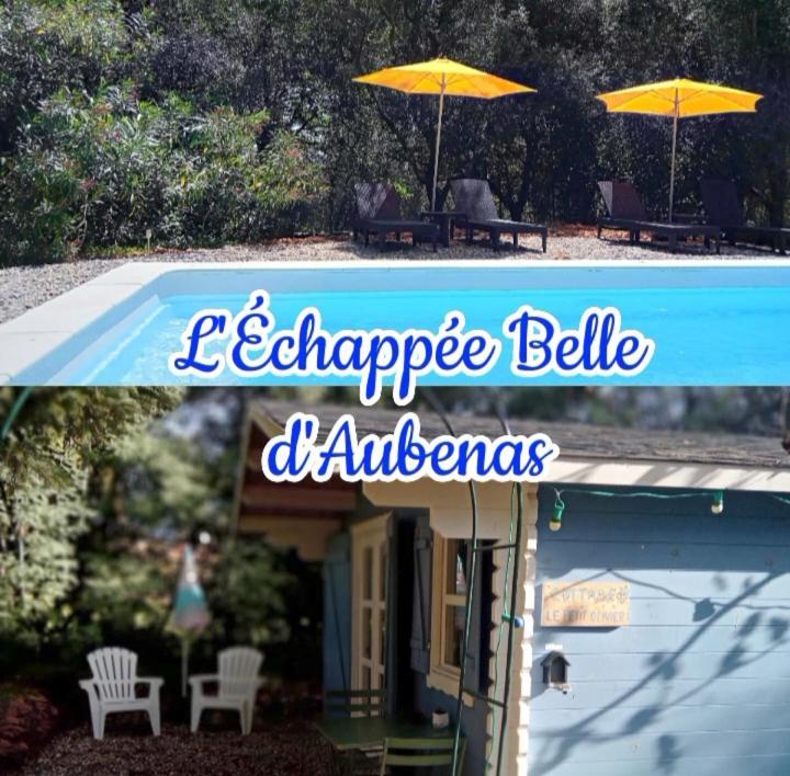 Chalet "Le Petit Olivier" Gites Appart 'Hotel L'Echappee Belle D'Aubenas Logement 2 Sur 3 Exterior photo